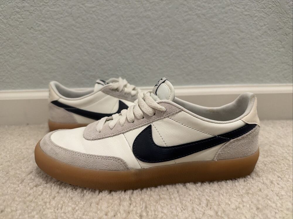 AUTHENTIC NIKE KILLSHOT 2 LEATHER SAIL NAVY GUM SNEAKERS 432997-107 SZ 7.5